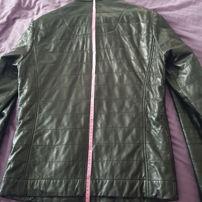 Шкіряна куртка весна-осінь