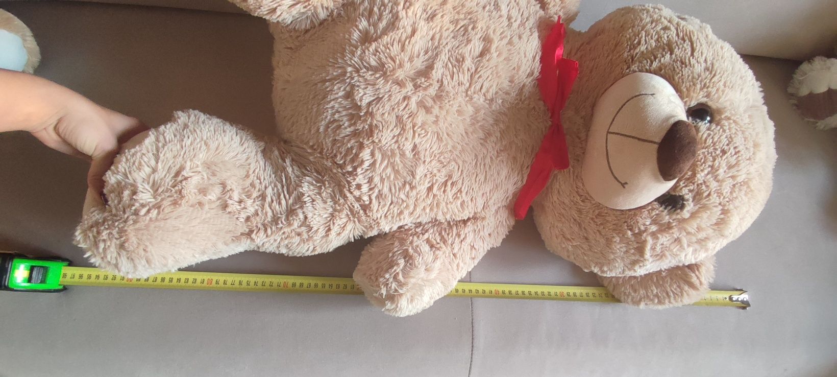 Piękny DUŻY miś ponad 60 cm-90cm/ok70cm. Idealny na prezent.