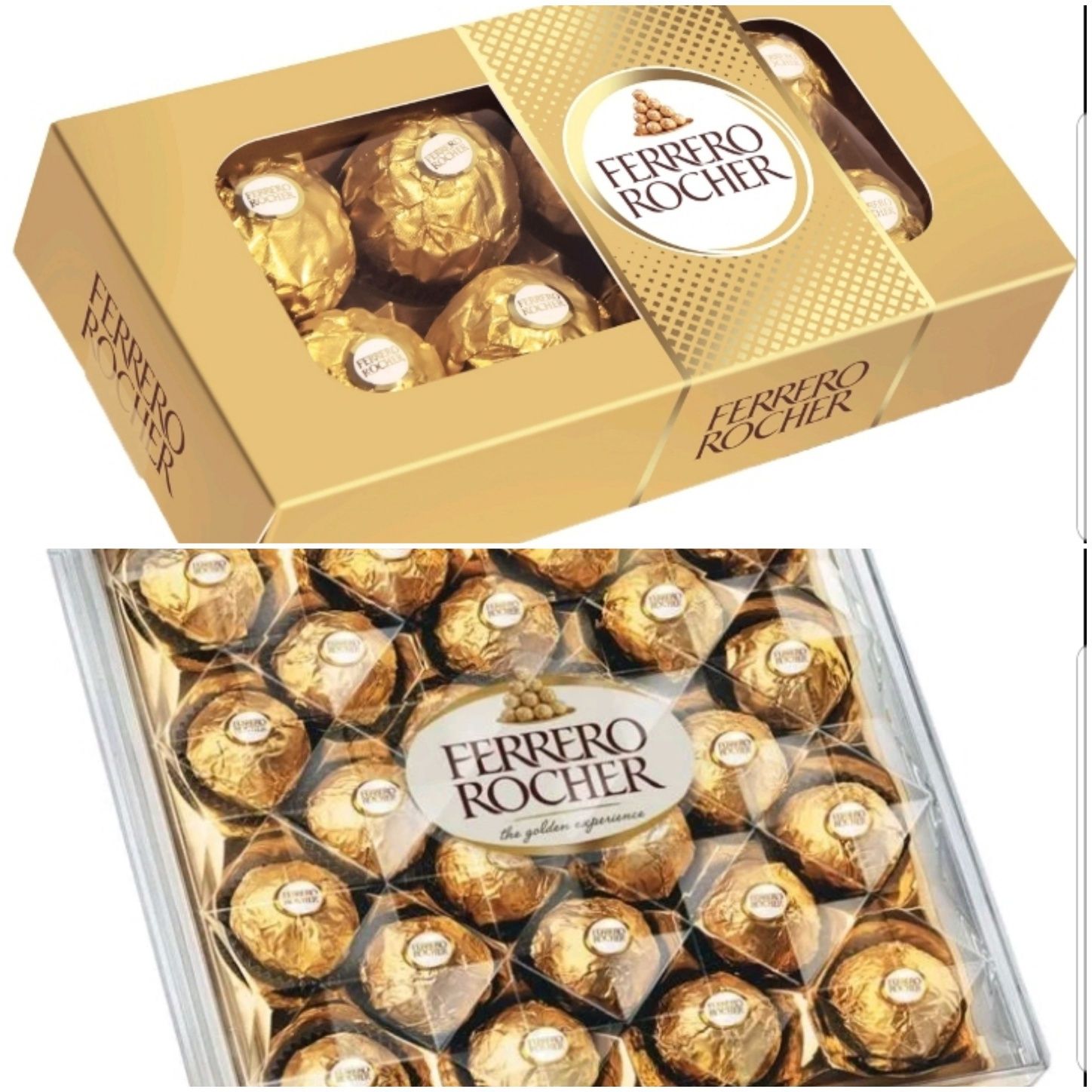 Конфеты FERRERO ROCHER Т8 , Т16,  Т24 Диамант