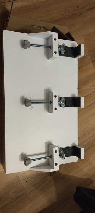 BedShelfie. Drewniana półka na łóżko. Kolor biały. Nowa