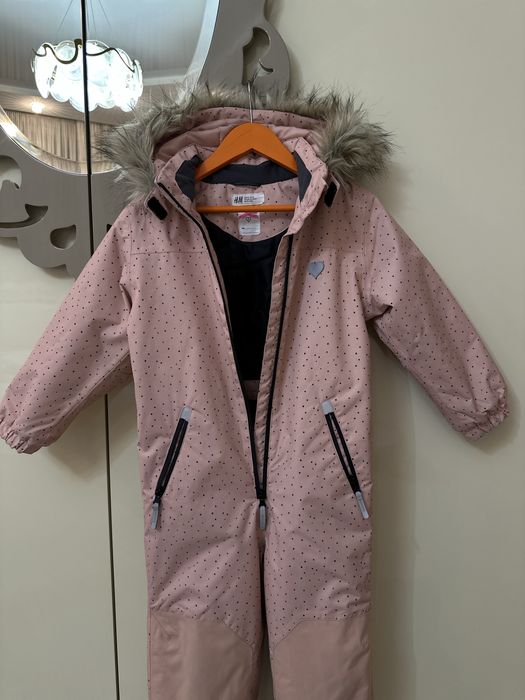 Термо комбінезон зимовий H&M для дівчинки 5-6 років (більшомірить)