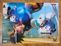 Plakat 2-stronny | Overwatch | Smuga Tracer | Mirror's Edge | Blizzard