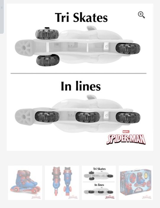 Patins homem aranha como novos