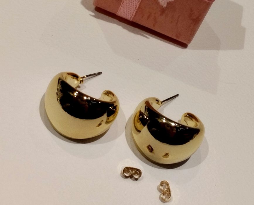 Kolczyki złote łezki nowe wyprzedaż