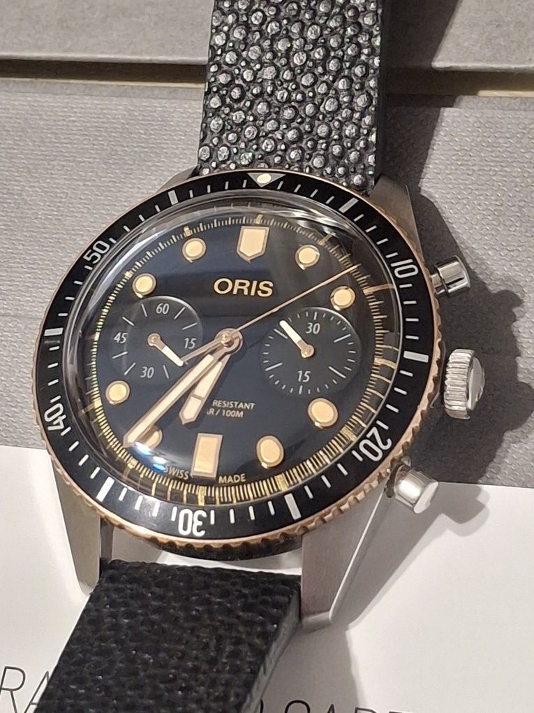 Oris divers sixty-five chronograph