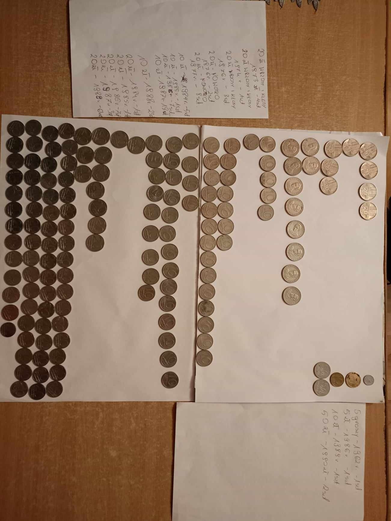 Stare monety i banknot.
