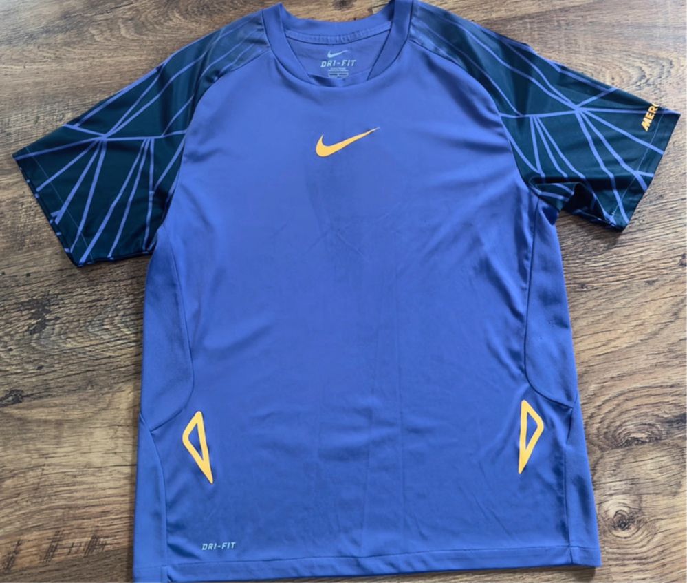 T-shirt sportowy męski Nike fioletowy L