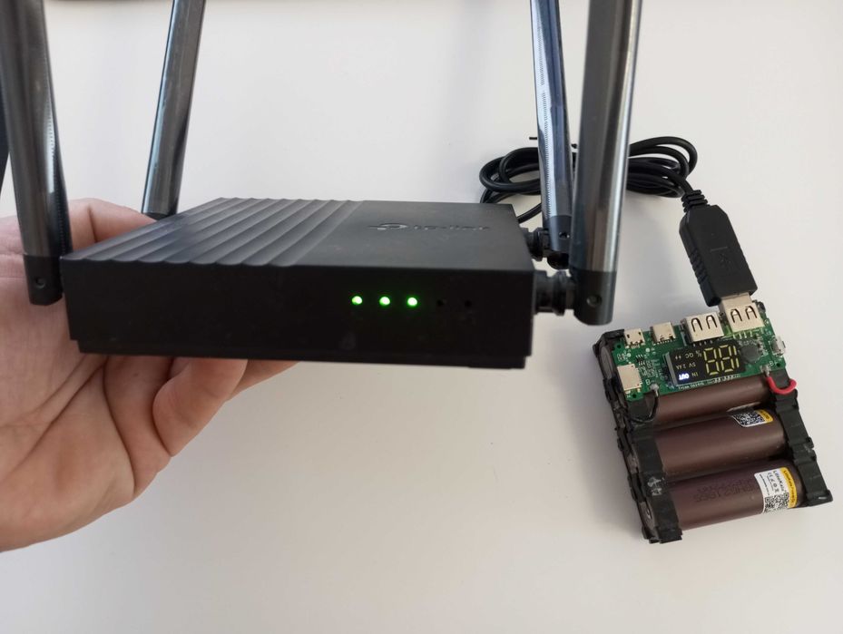 Кабель для WI-FI роутера(и проч.) от павербанка  USB DC 5.5*2.1 9V/12V