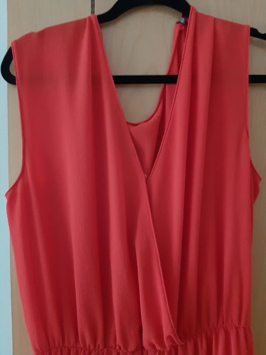 Macacão jumpsuit vermelho ZARA   L