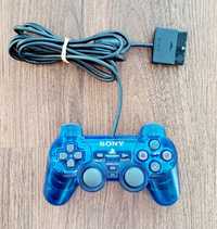 Comando original consola Sony Playstation 2 PS2 dualshock, côr Azul