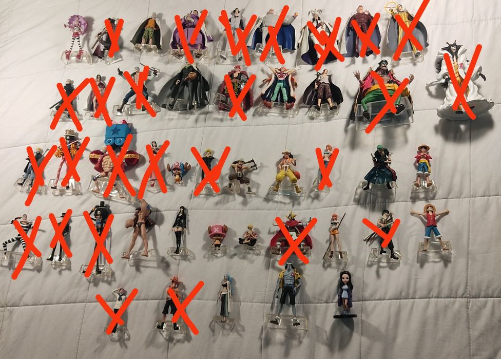 17 figuras One Piece colecionáveis da Salvat + 3 extra