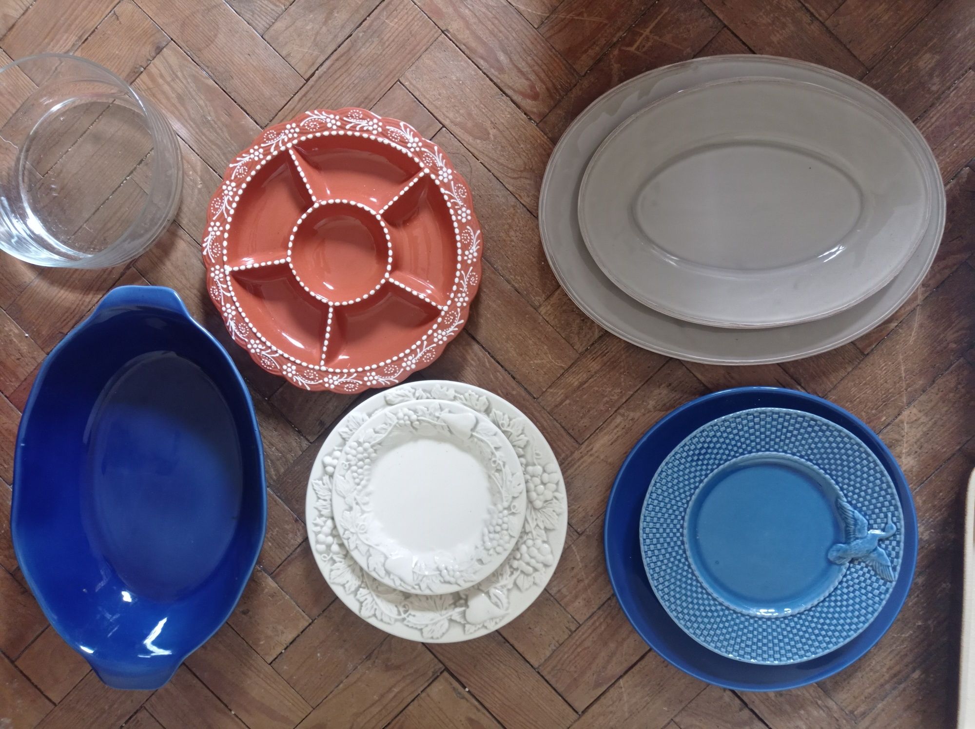 Travessas, Pratos e Taças Variados