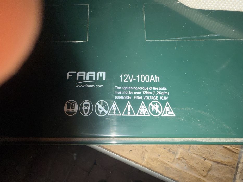 Гелеві Аккумулятори 12в 100А