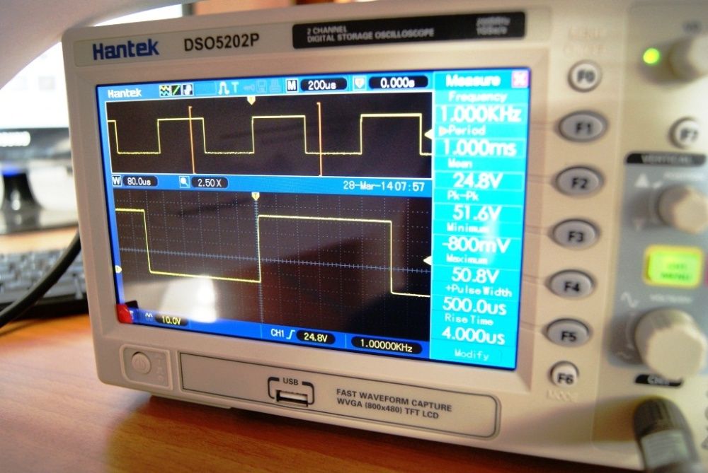 Осцилограф Hantek DSO5202P 200Mhz 1GSa/s