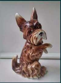 фарфоровая  немецкая статуэтка собаки скотч-терьер Германия