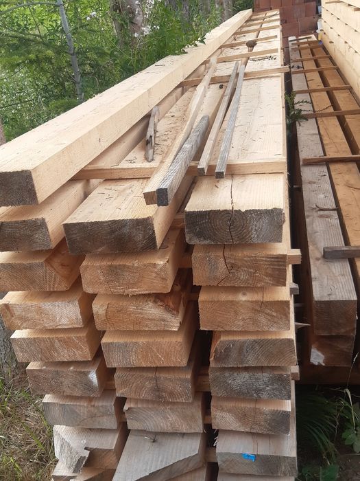 krokwie kantówki strugane dostępne od ręki Grybów na altankę drewno