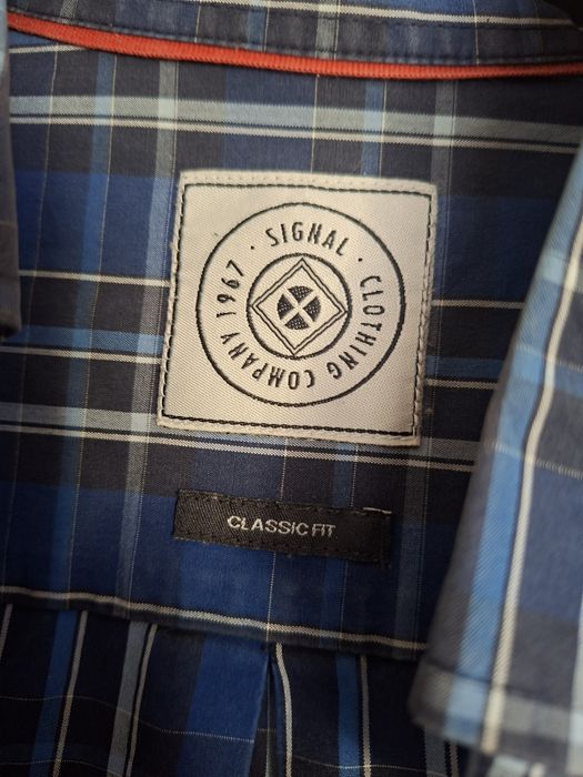 Męska koszula w kratkę XL