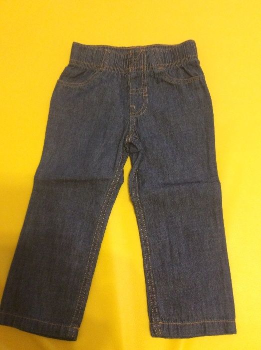 Комплект Carters 2T для мальчика флисовая кофта + джинсовые брюки
