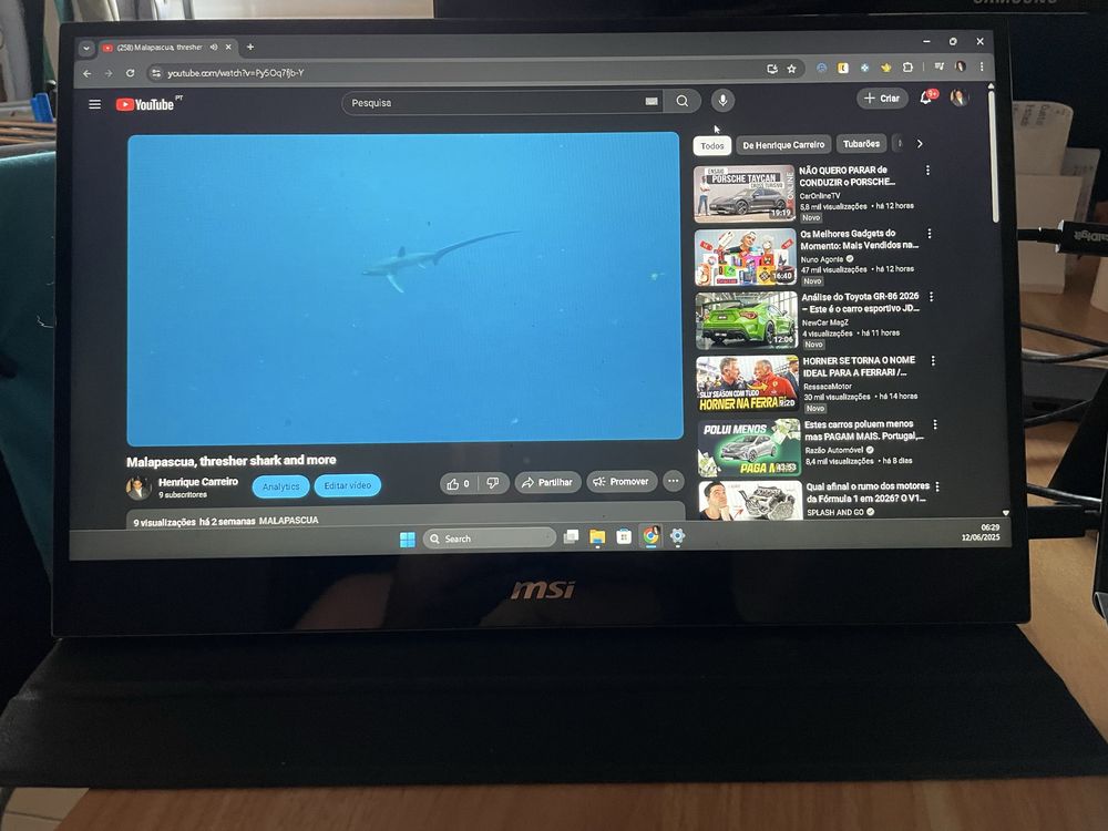 Monitor MSI 15’’ Portátil