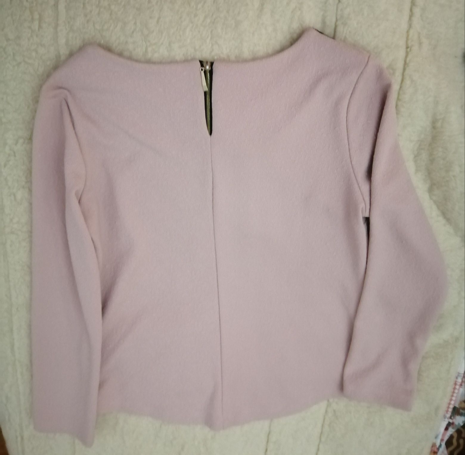 Blusa nova rosa enfeite