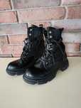 Buty damskie glany eleganckie czarne 41