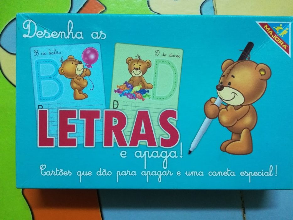 Jogos educativos/Jogo aprender as letras, escrita, ver fotos