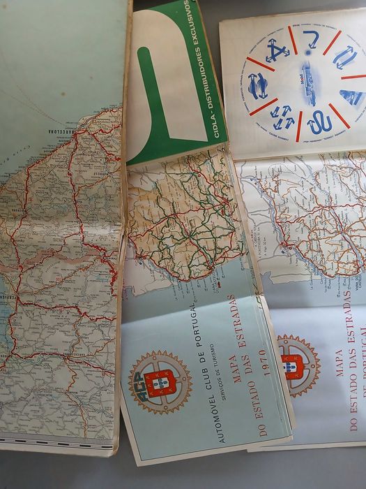 ACP mapa do estado das estradas portugal