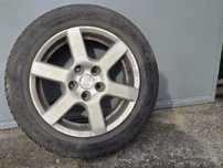 4 x Koła Opel 185x60x15 , 5x108 opony zimowe