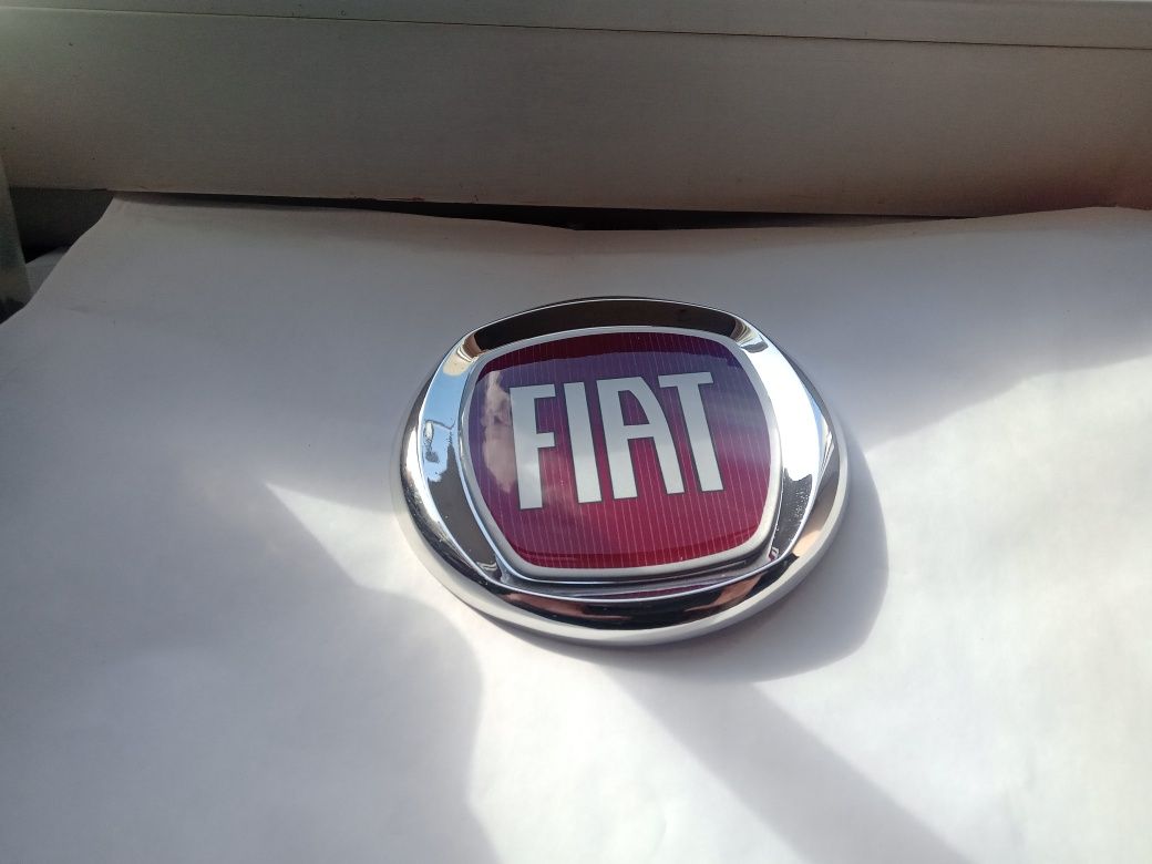 Emblemat logo Fiata średnicy 12 cm  Ducato Scudo Dablo  Fiorino Qubo