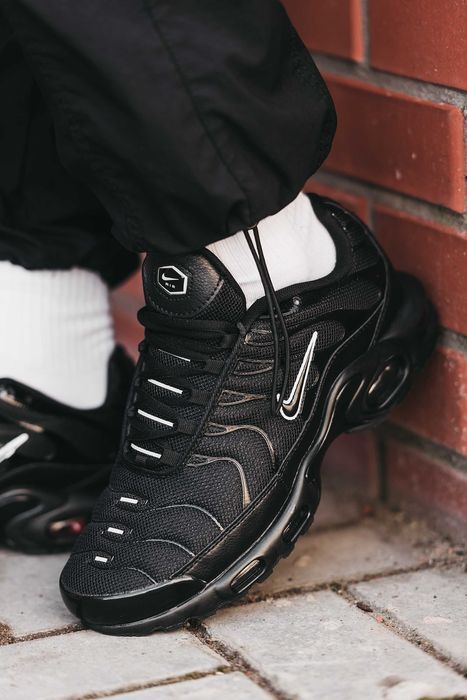 !SALE! Nike Air Max Plus TN Black/White 37 38 39 40 41 42 43 44 45 46