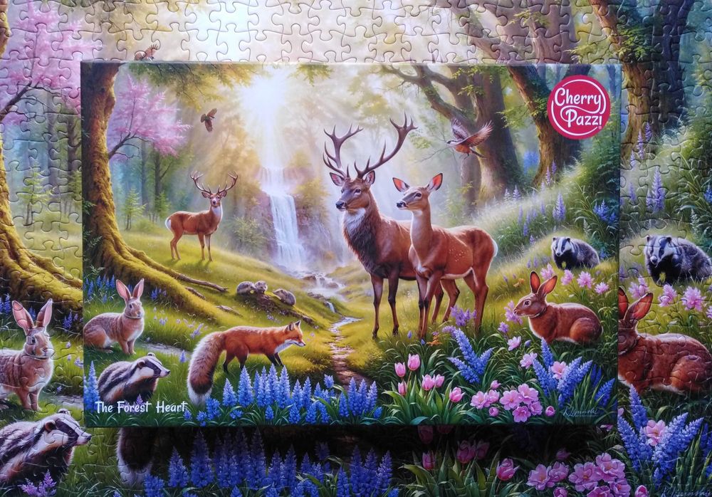 Puzzle 500 ** Cherry Pazzi ** 2 komplety Forest  * House