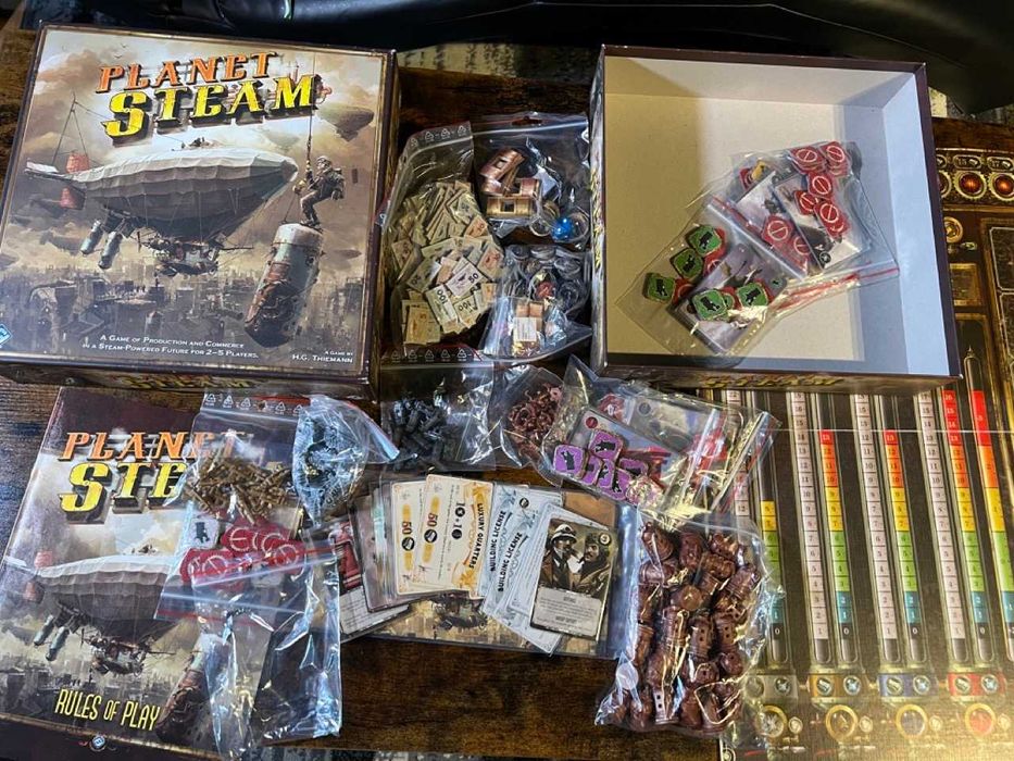Gra planszowa Planet Steam + koszulki