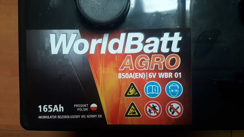 Akumulatory 165Ah 6V 900A WorldBatt rozruchu gwarancja C330 C360 T25