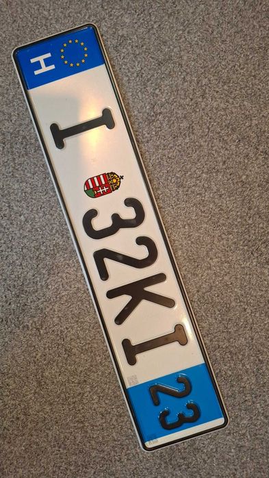 kolekcjonerska tablica rejestracyjna Węgry ozdoba garażu