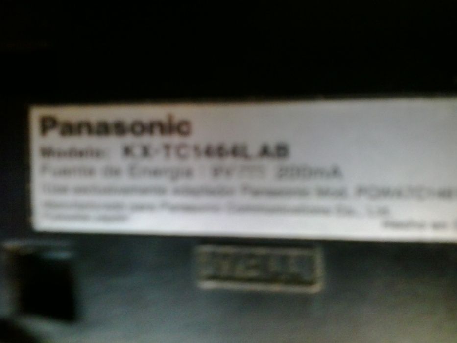 Радиотелефон Panasonik KX-TC 1464 LAB 9v 200ma