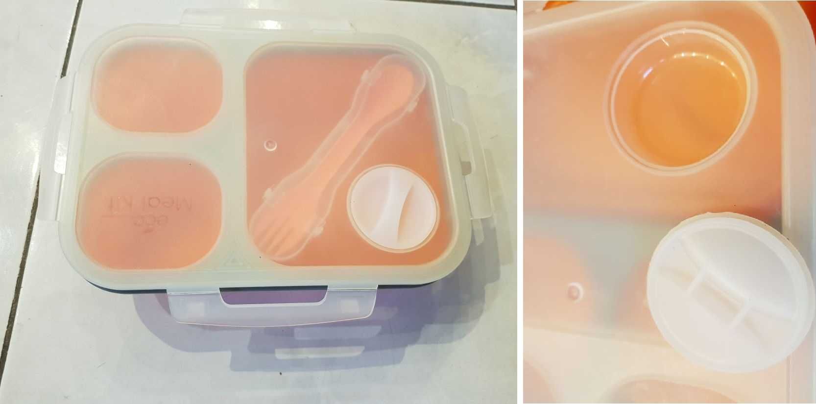 pojemnik pudełko lunchbox silikonowy ekologiczny vege