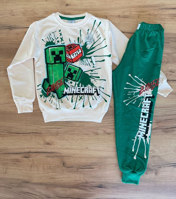 Nowe komplety dresowe Minecraft 98-128
