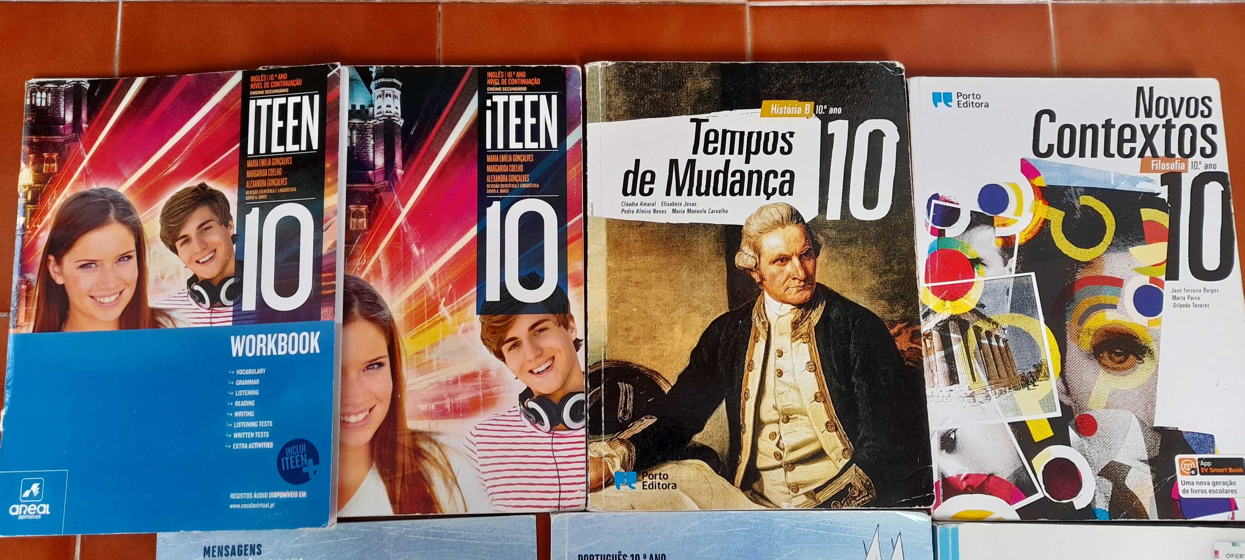 Vendo livros escolares do 10° Ano em bom estado geral (nenhum marcado)