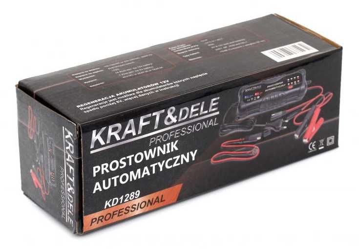KRAFT&DELE Prostownik Mikroprocesorowy Akumulatorowy 6v / 12v KD1289