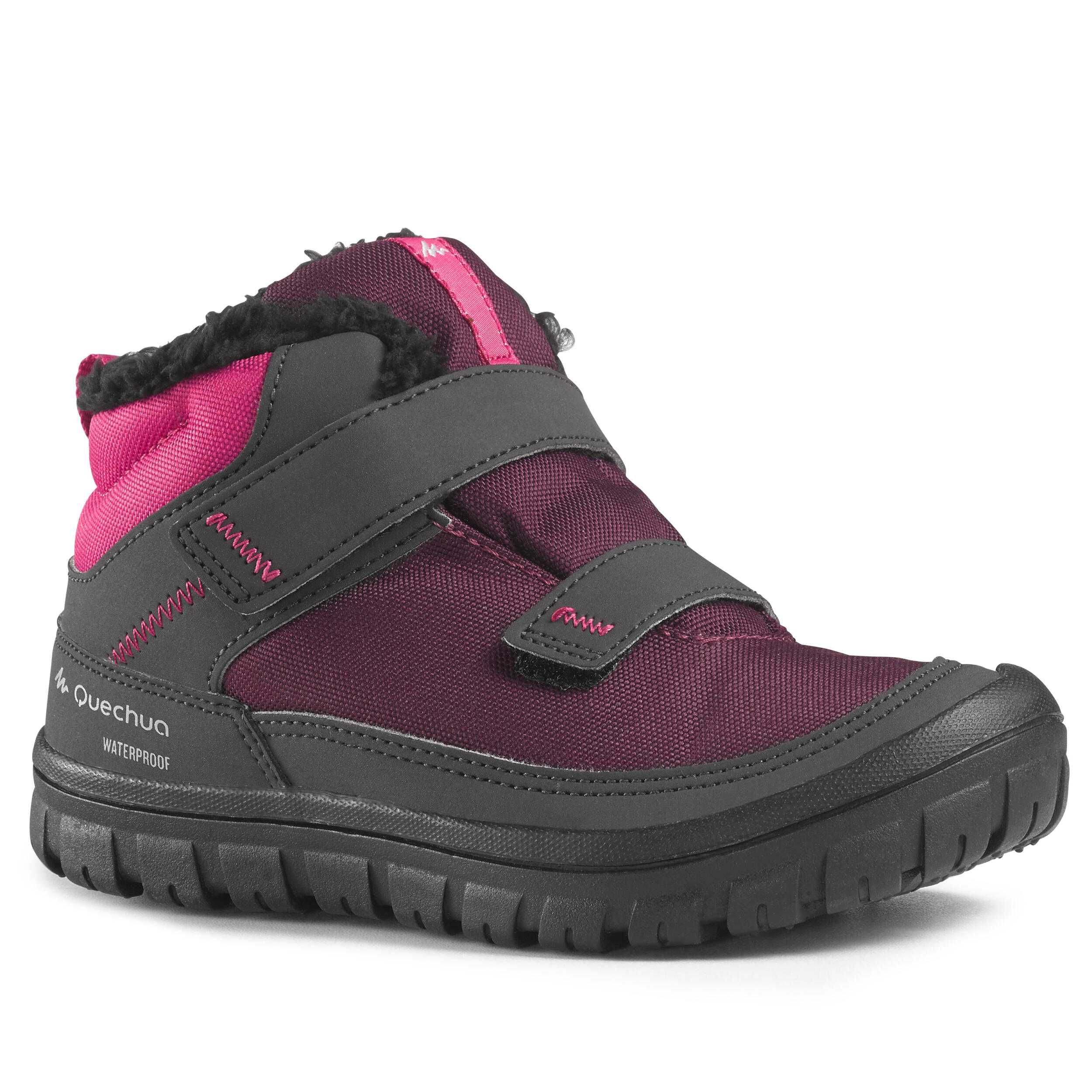 Buty zimowe Quechua SH100 pink r. 29 nowe dziewczęce