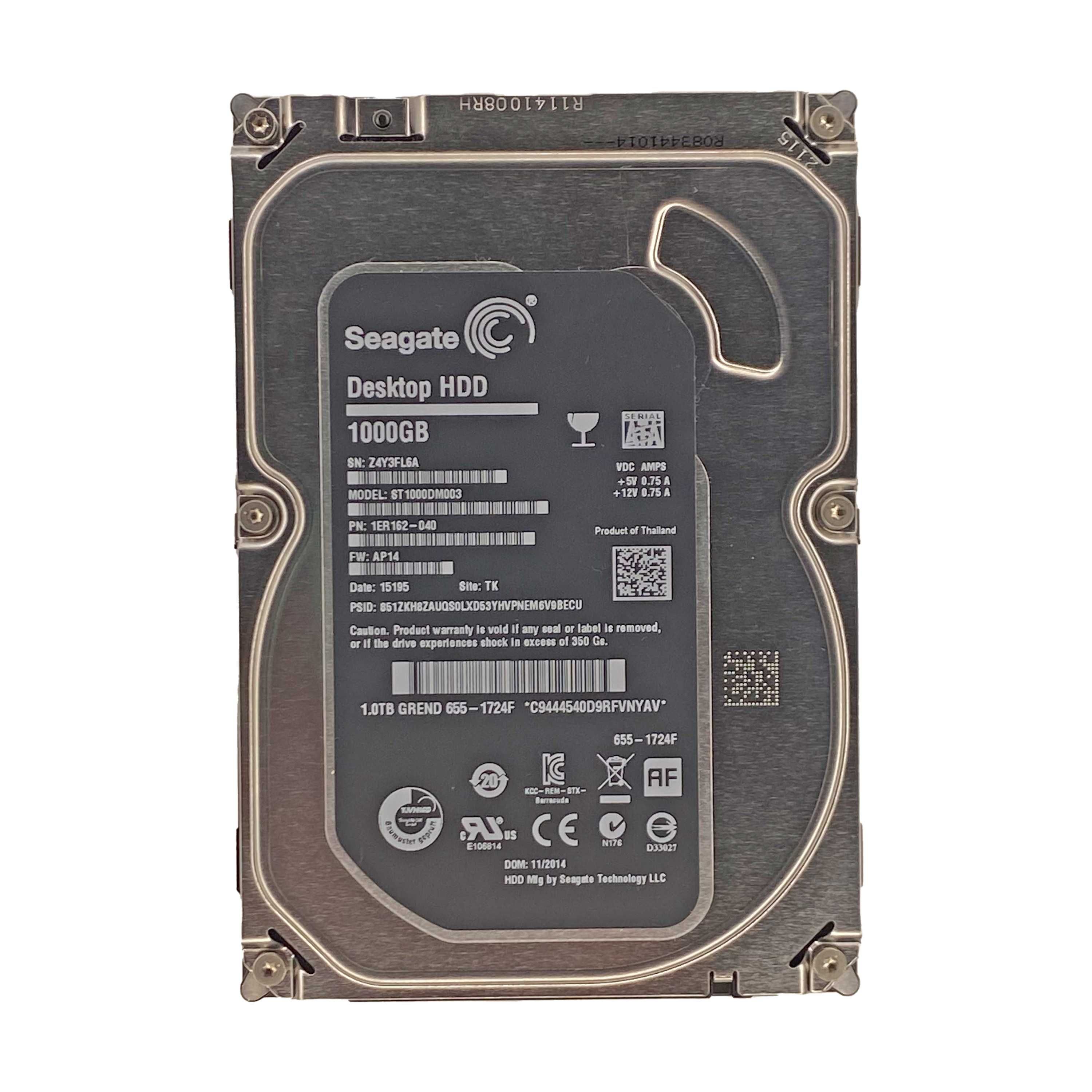 Жёсткий диск HDD Seagate 1000 Gb (1 Тб) 3.5" для Apple iMac