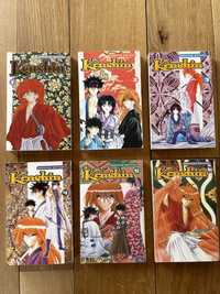 Kenshin tom 1-6, manga Watsuki