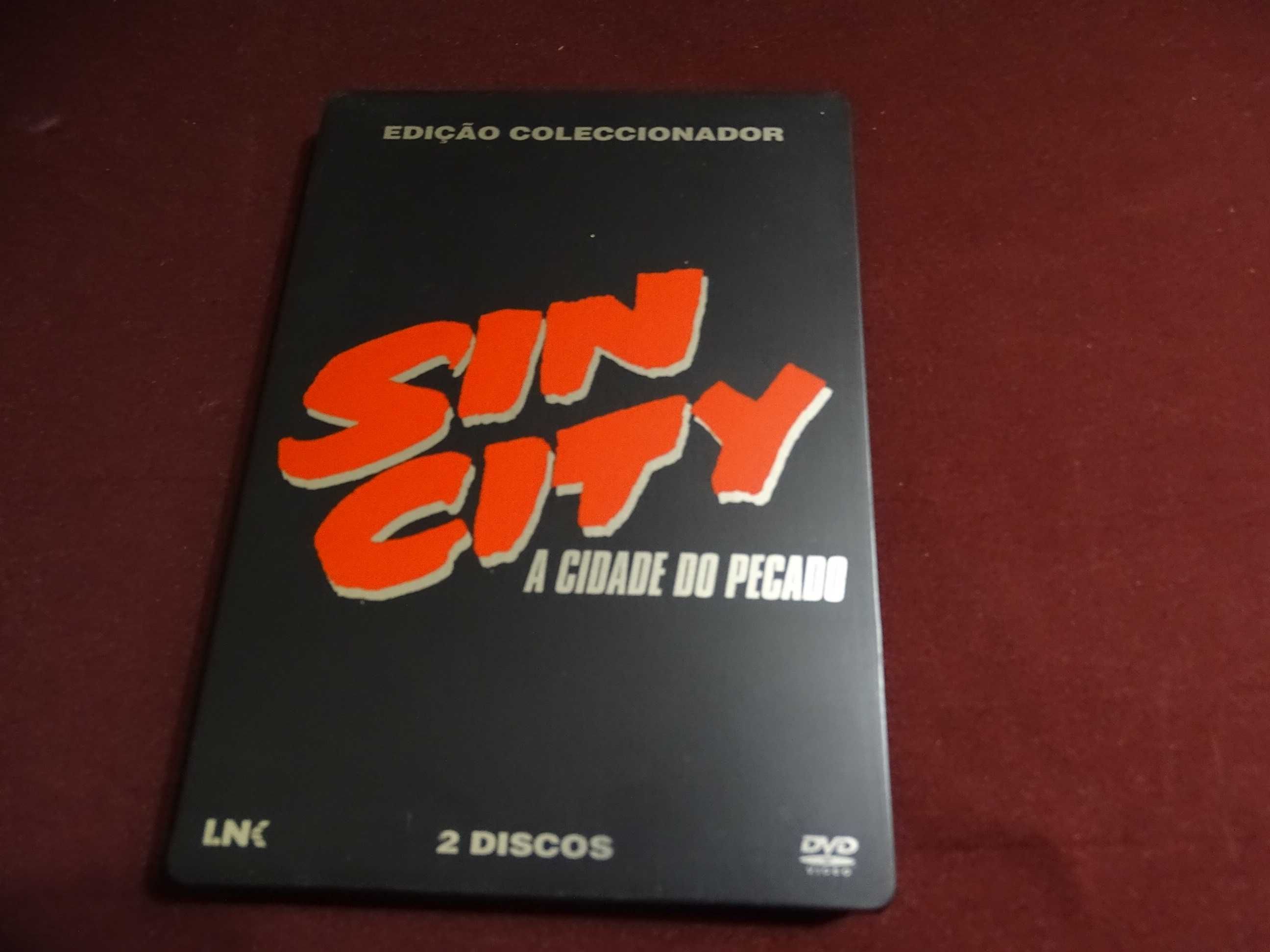 DVD-Sin City/A cidade do pecado/Robert Rodriguez-Caixa metálica