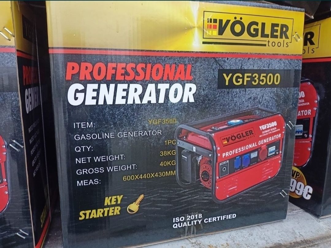 Agregat prądotwórczy VÖGLER GmbH YGf3500 3 fazowy  generator benzynowy