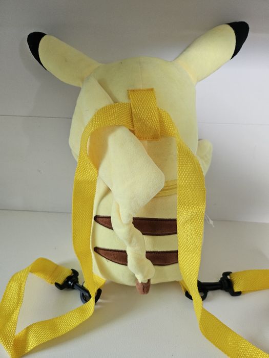 Duży pluszowy żółty plecak Pokemon Pikachu 35cm