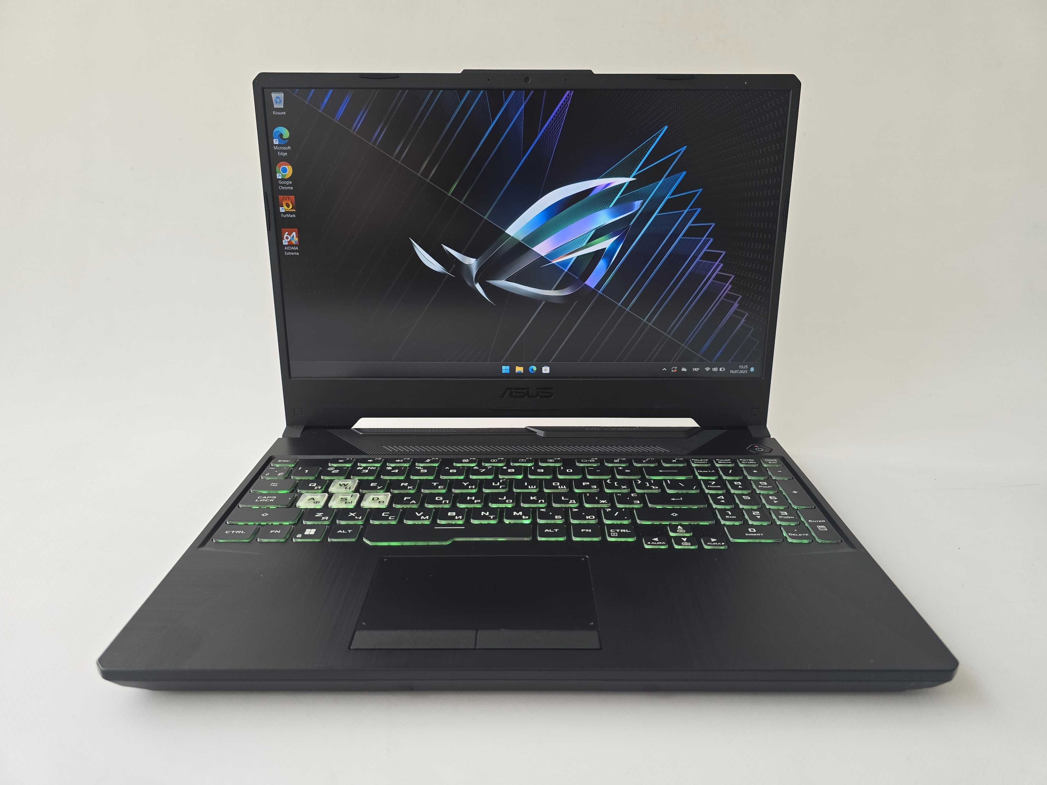 Asus TUF Gaming F15 I5 11400H/RTX 3060/RAM 16GB/SSD 512GB/144Hz