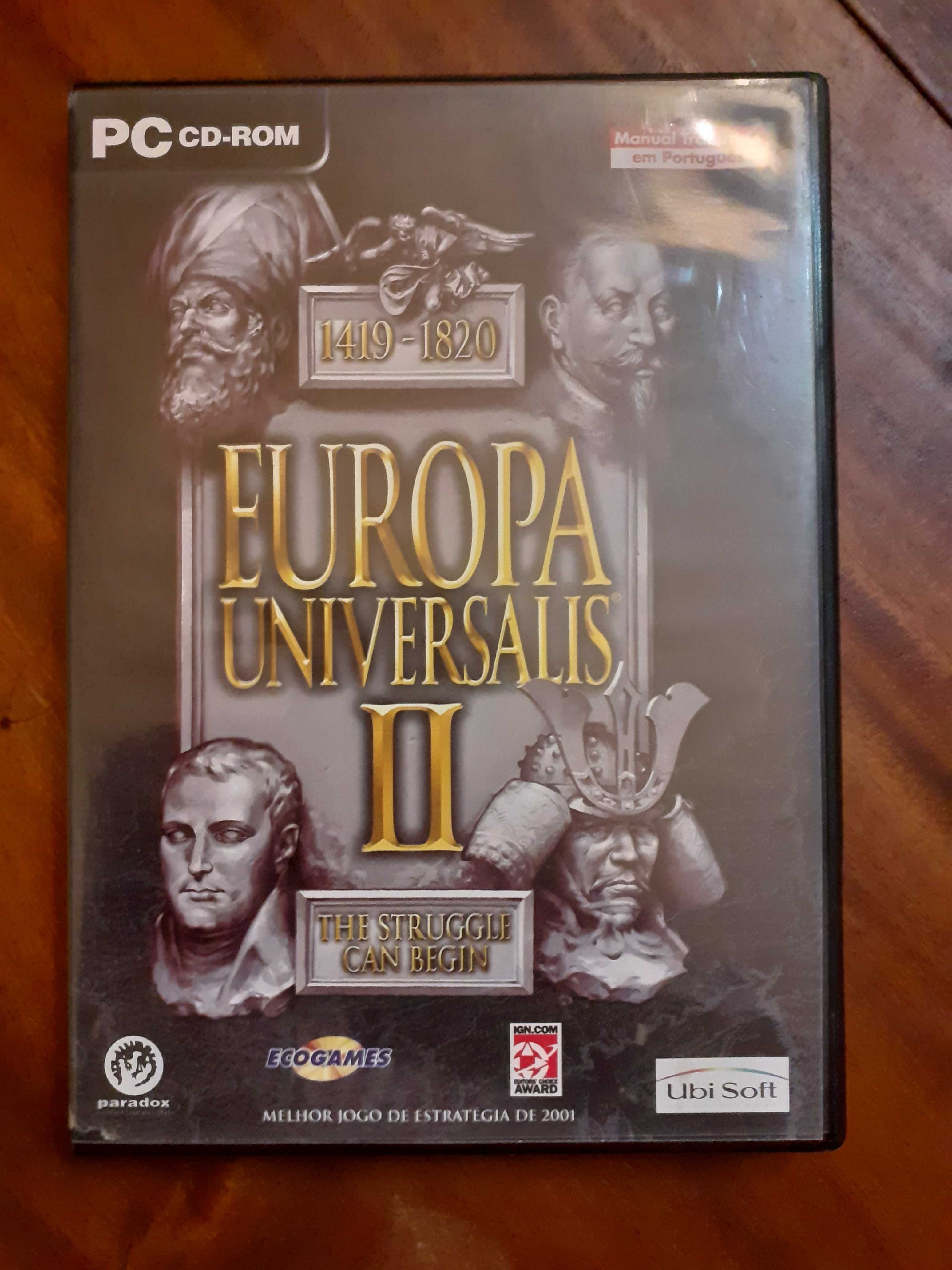 PC CD-ROM - Jogo Europa Universalis II (1419/1820) (ORIGINAL)