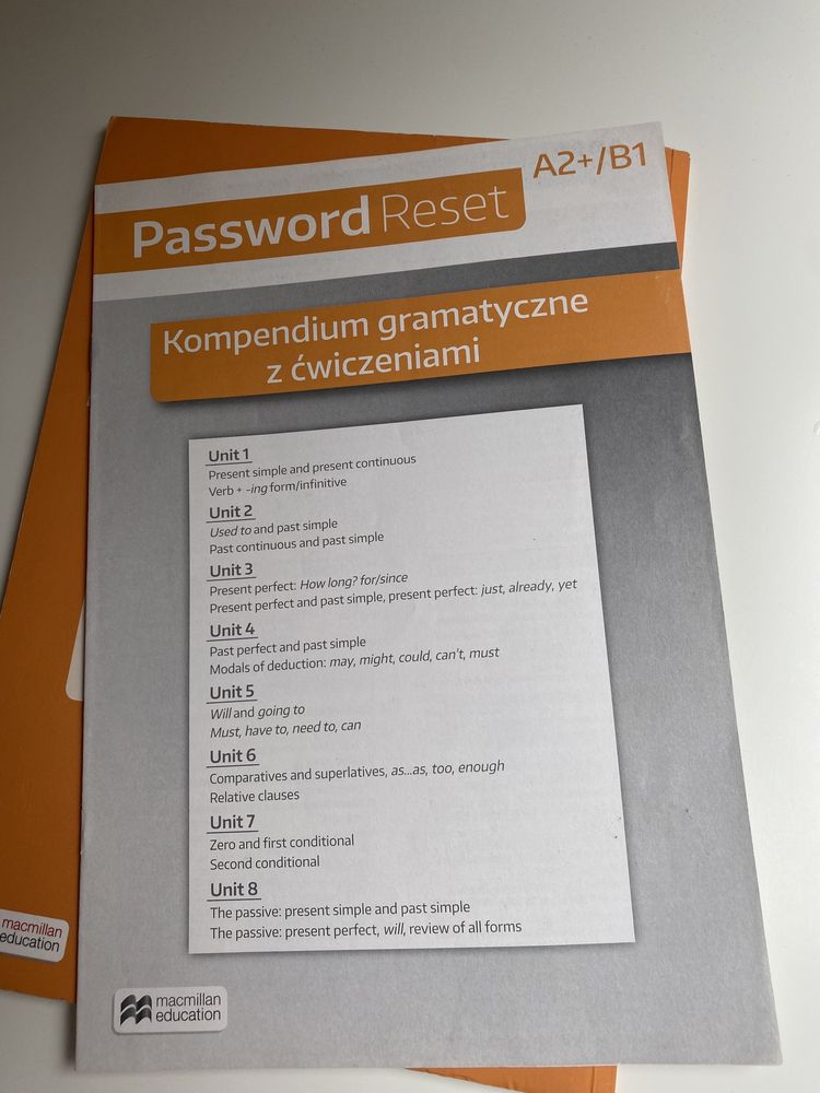 Password Reset A2+/B1