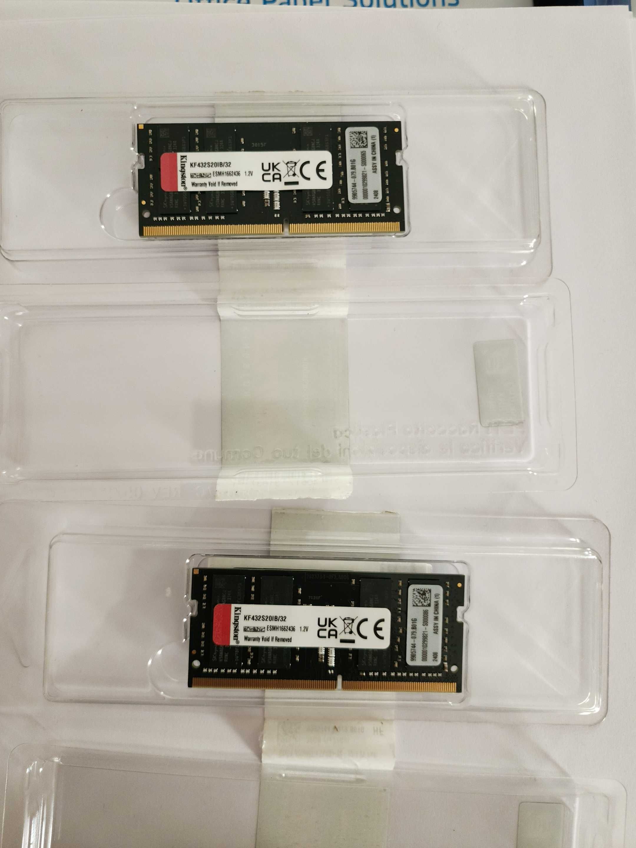 RAM Kingston So Dimm DDR4 3200mhz 2x32gb (64gb total) CL20