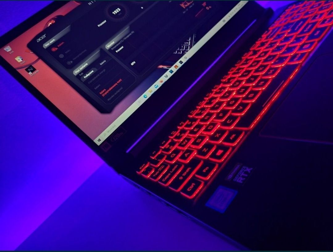 J. Nowy Laptop GAMINGOWY Acer NITRO 5 RTX2060/144 E31Hz